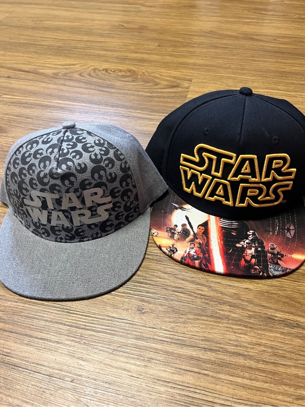Star Wars Force Awakens Rebel Alliance Snap Back Adjustable Lot Of 2 Disneyland
